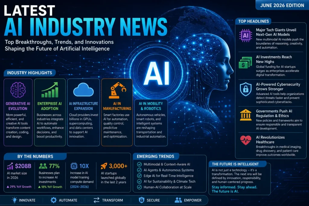 Latest AI Industry News and Trends Shaping 2026