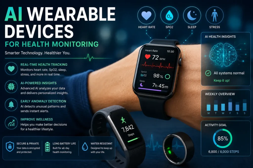 AI Wearable Devices for Health Monitoring in 2026